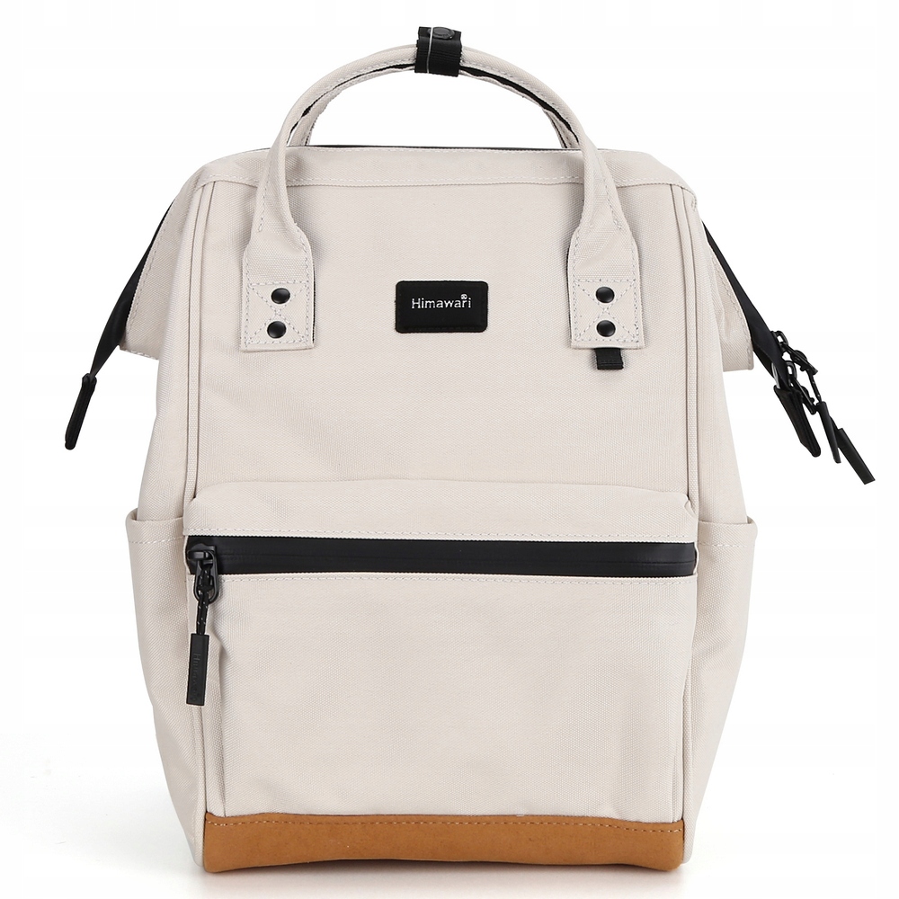 Mały damski plecak Himawari 124S small 01 kremowy