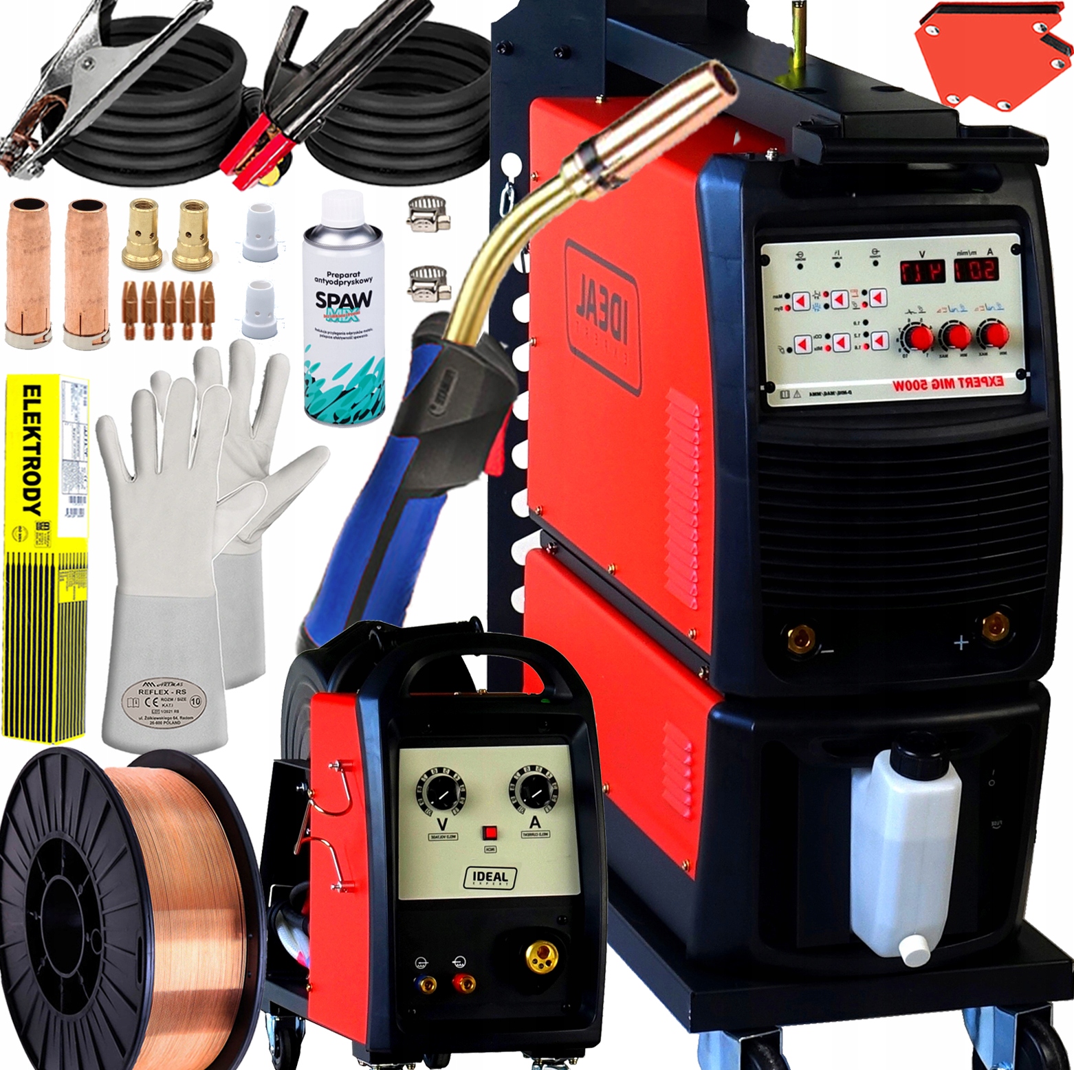 Invertorová Svářečka Migomat Poloautomat Expert Mig 500W Synergie Podavač