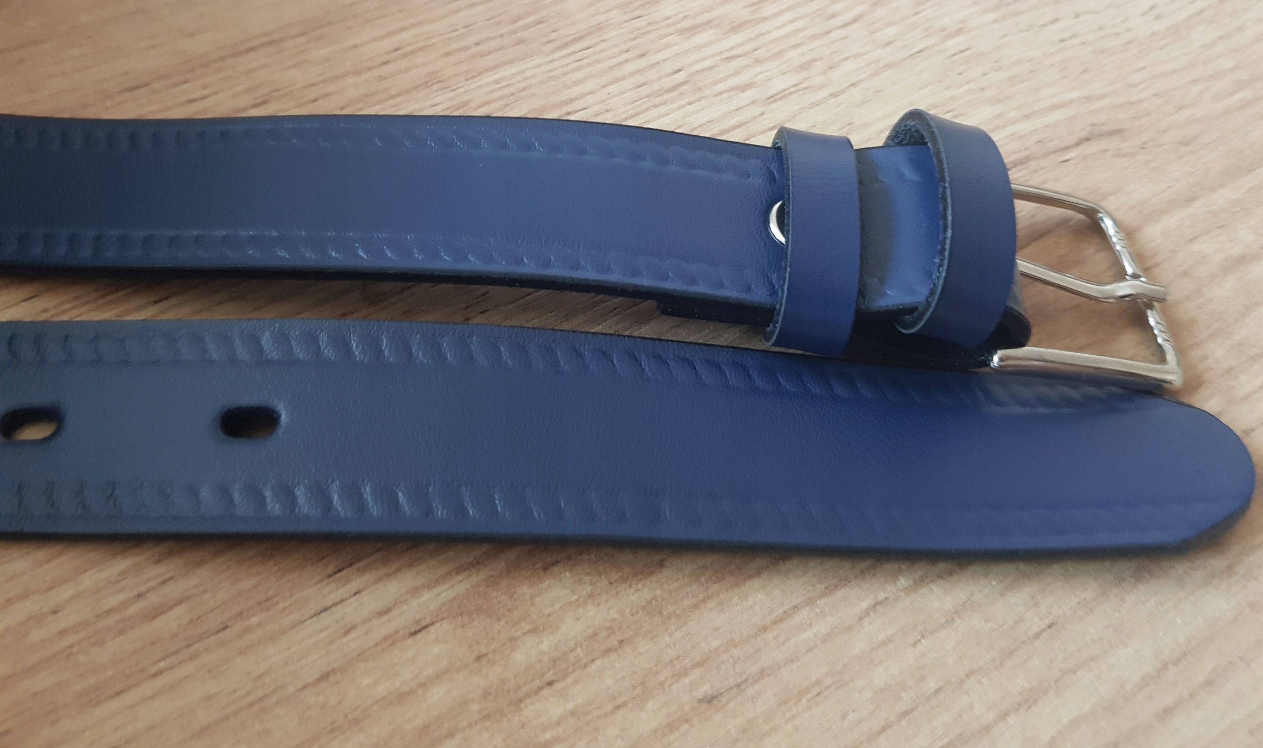 PASEK do spodni DLA CHŁOPCA dziecięcy granatowy tłoczone wzory pas 54-66 cm EAN (GTIN) 5907494340627