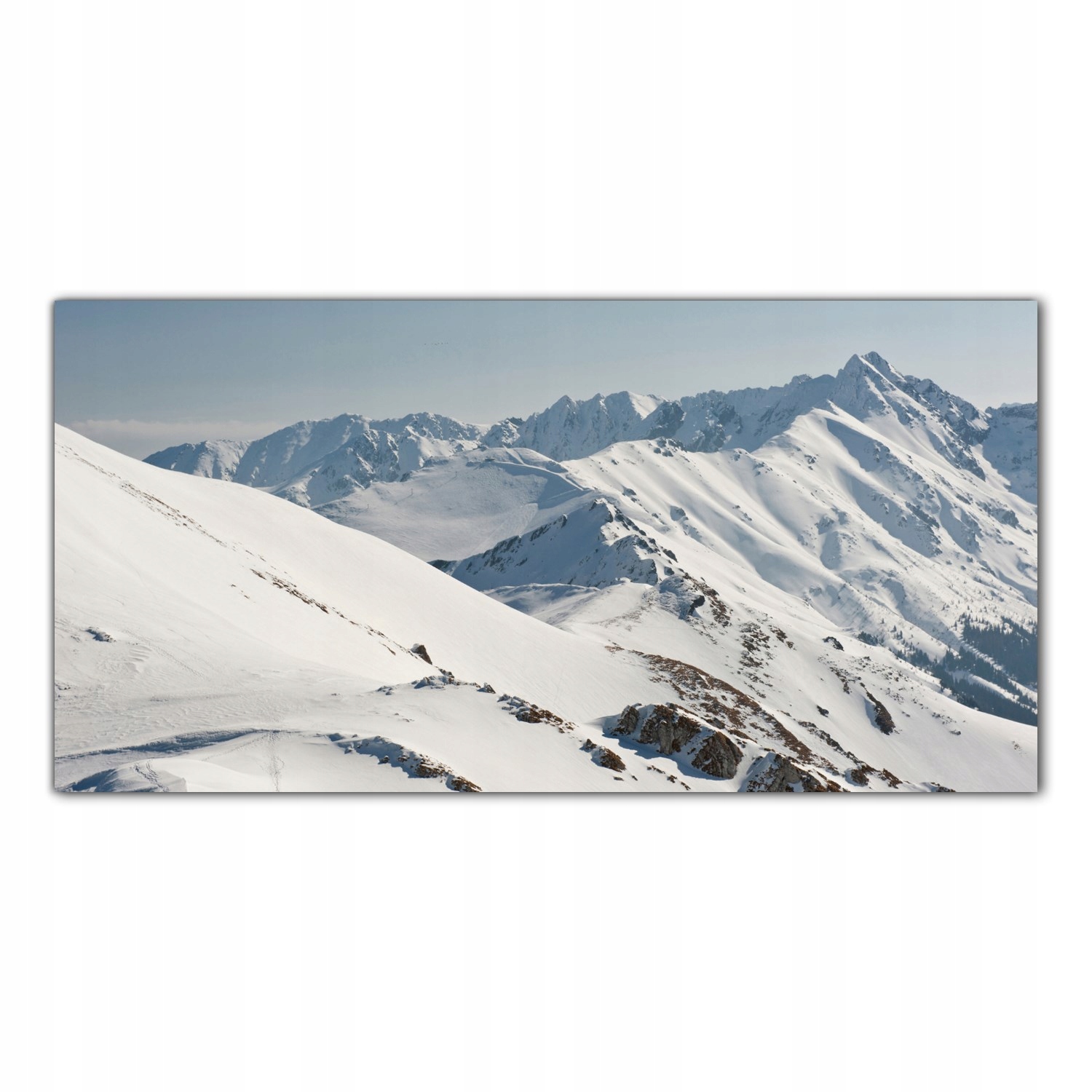 

Obraz na szkle Foto Zima Śnieg Góry Natura 100x50