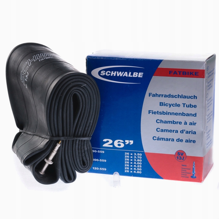 

Schwalbe Sv 13J Dętka 26x4.80 Fat Bike Presta 40mm