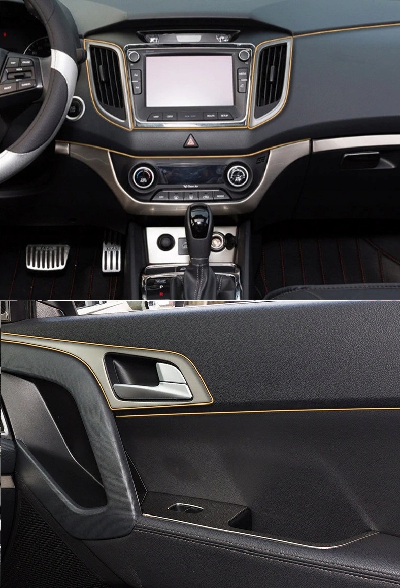 LISTWA TAŚMA OZDOBNA DO SAMOCHODU AUTA ZŁOTA GOLD Stan opakowania oryginalne