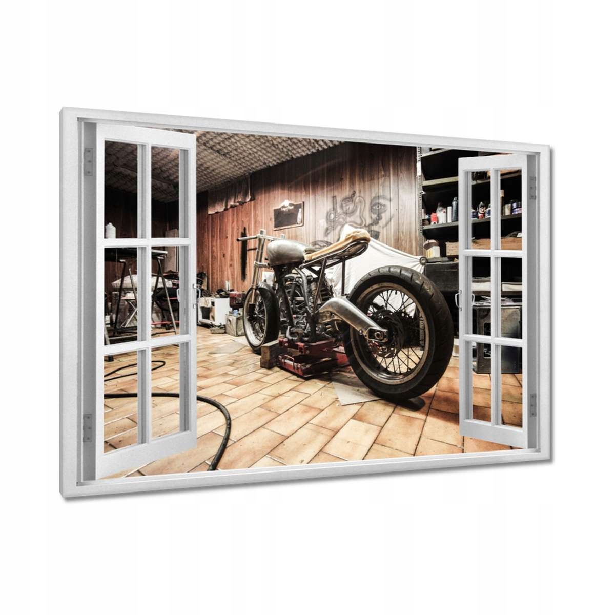 Obrazy 120x80 Renovace motocyklu