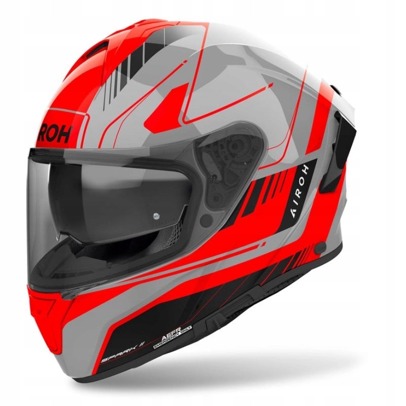 Motocyklová Prilba Airoh Spark 2 Chrono Oranžová Lesklá XL