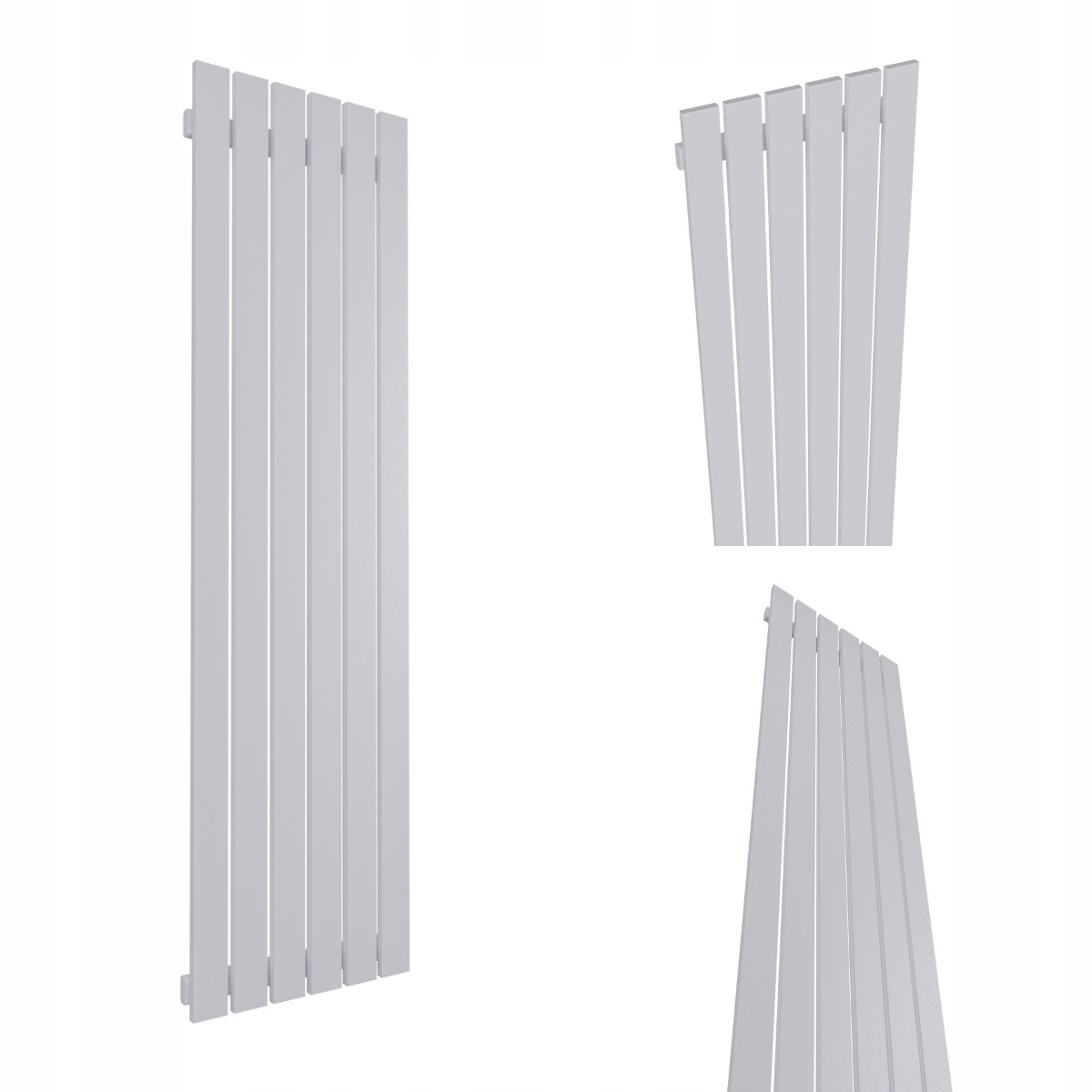 Dekorativní Vertikální RADIÁTOR-R6 1400/450 Šedá Struktura