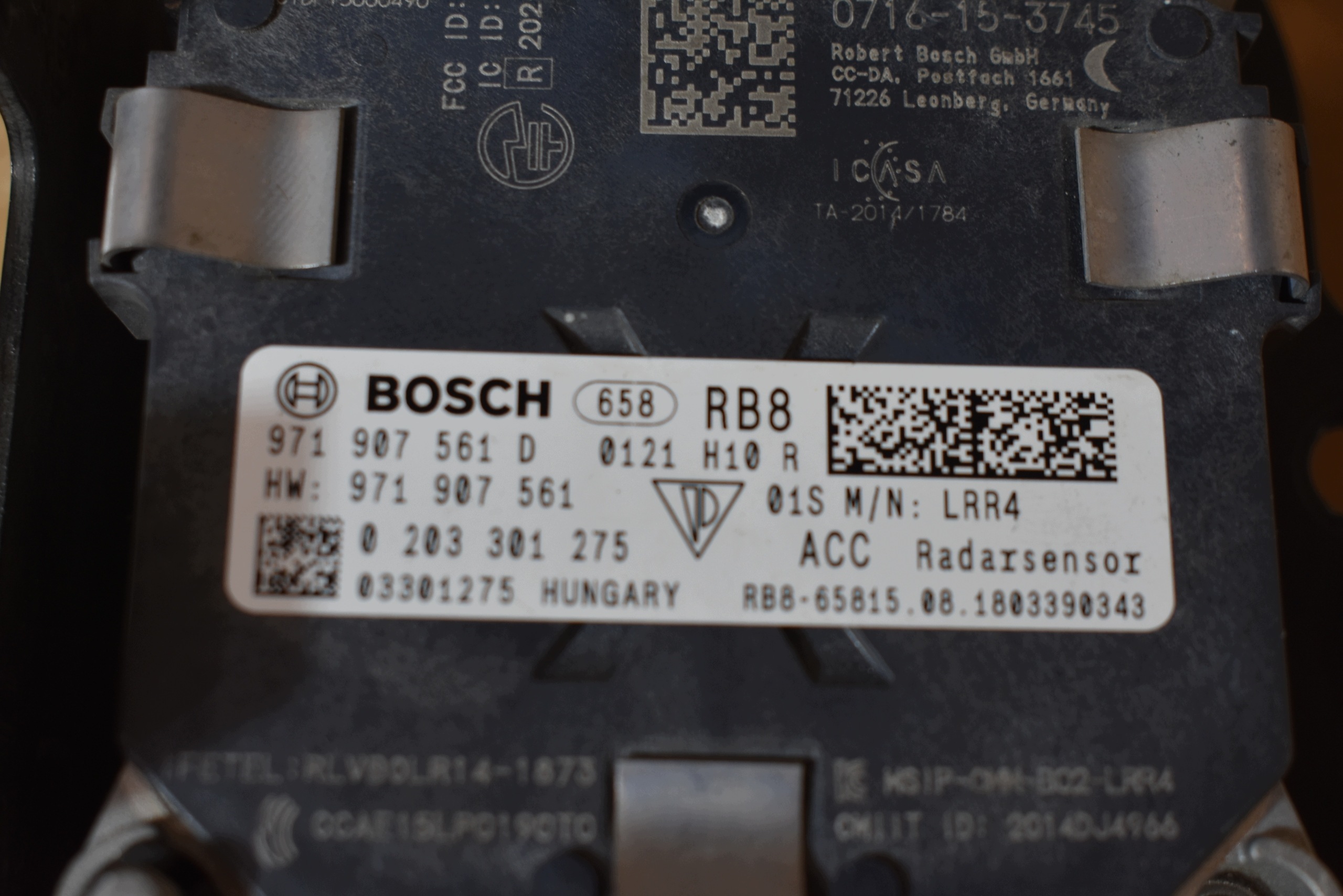 IDEALNY RADAR DISTRONIC right PORSCHE PANAMERA 971 1