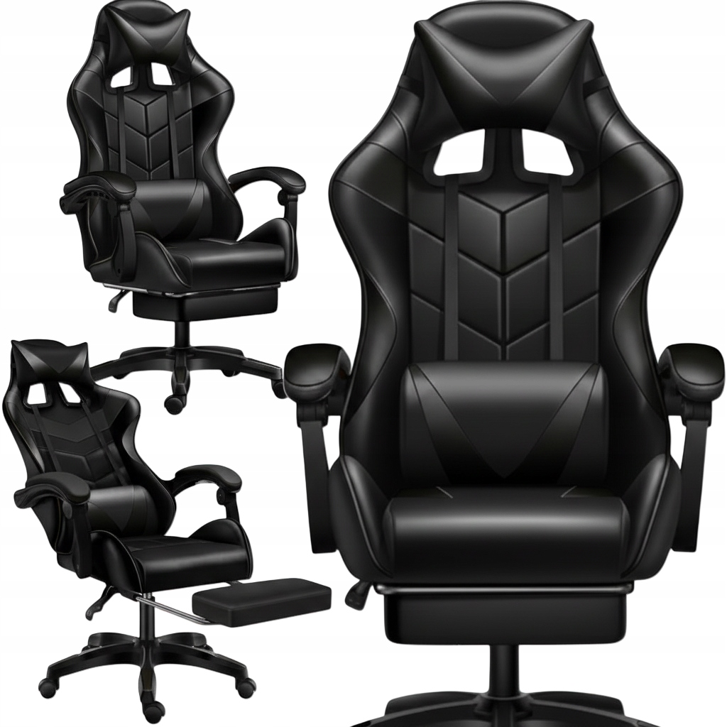 Gamer szék forgatható SZÁMÍTÓGÉPES JÁTÉKOS szék FOX-4 FEKETE