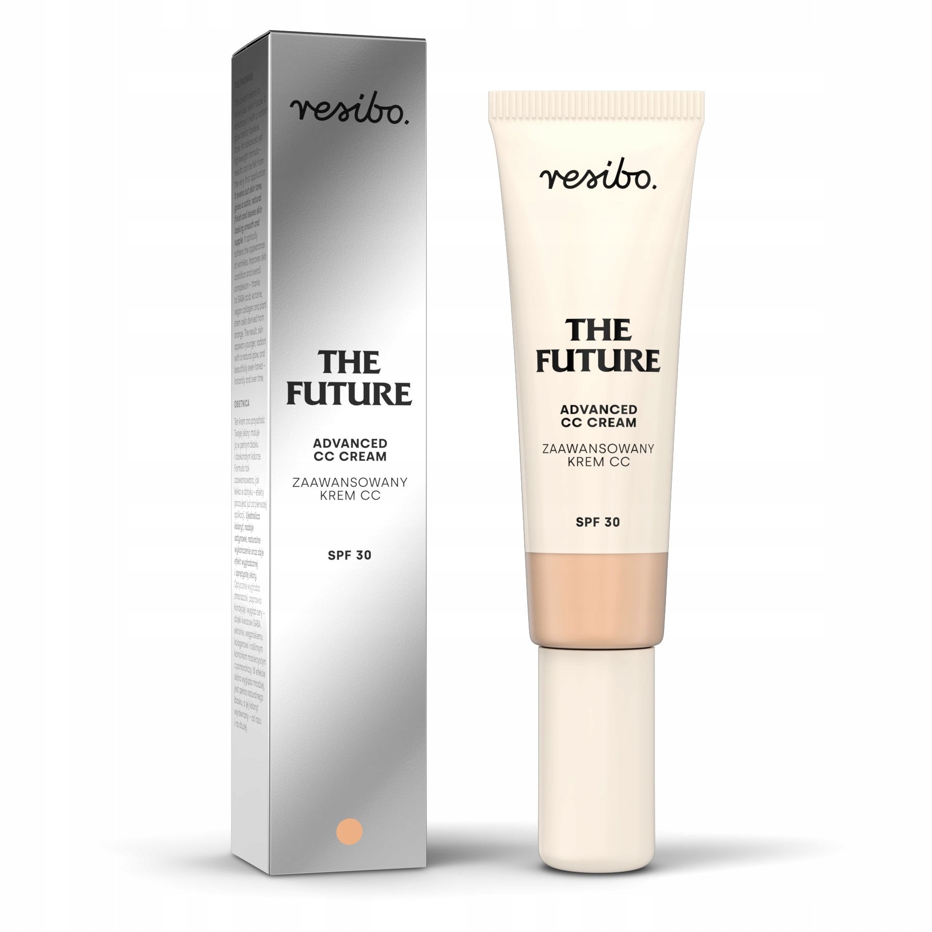 Zaawansowany krem CC Spf 30 The Future Beige Resibo