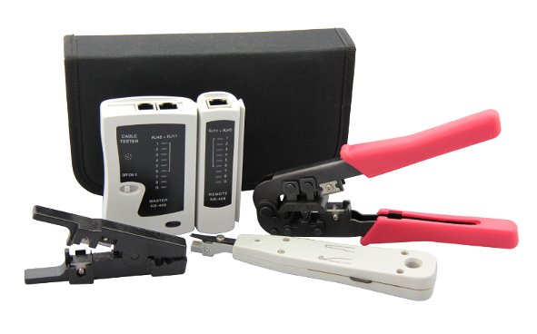 Zestaw It zaciskarka ściągacz tester nóż