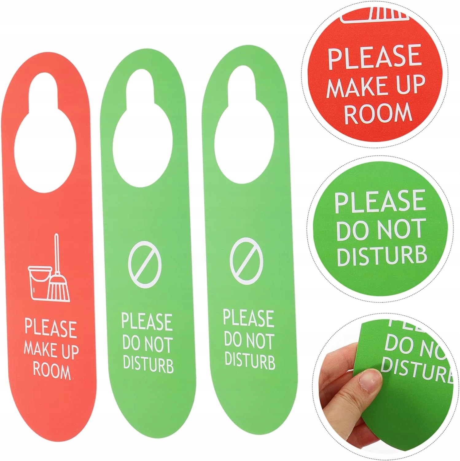 1 szt Zawieszka na drzwi hotelowe NIE PRZESZKADZAĆ trwała duża dwustronna