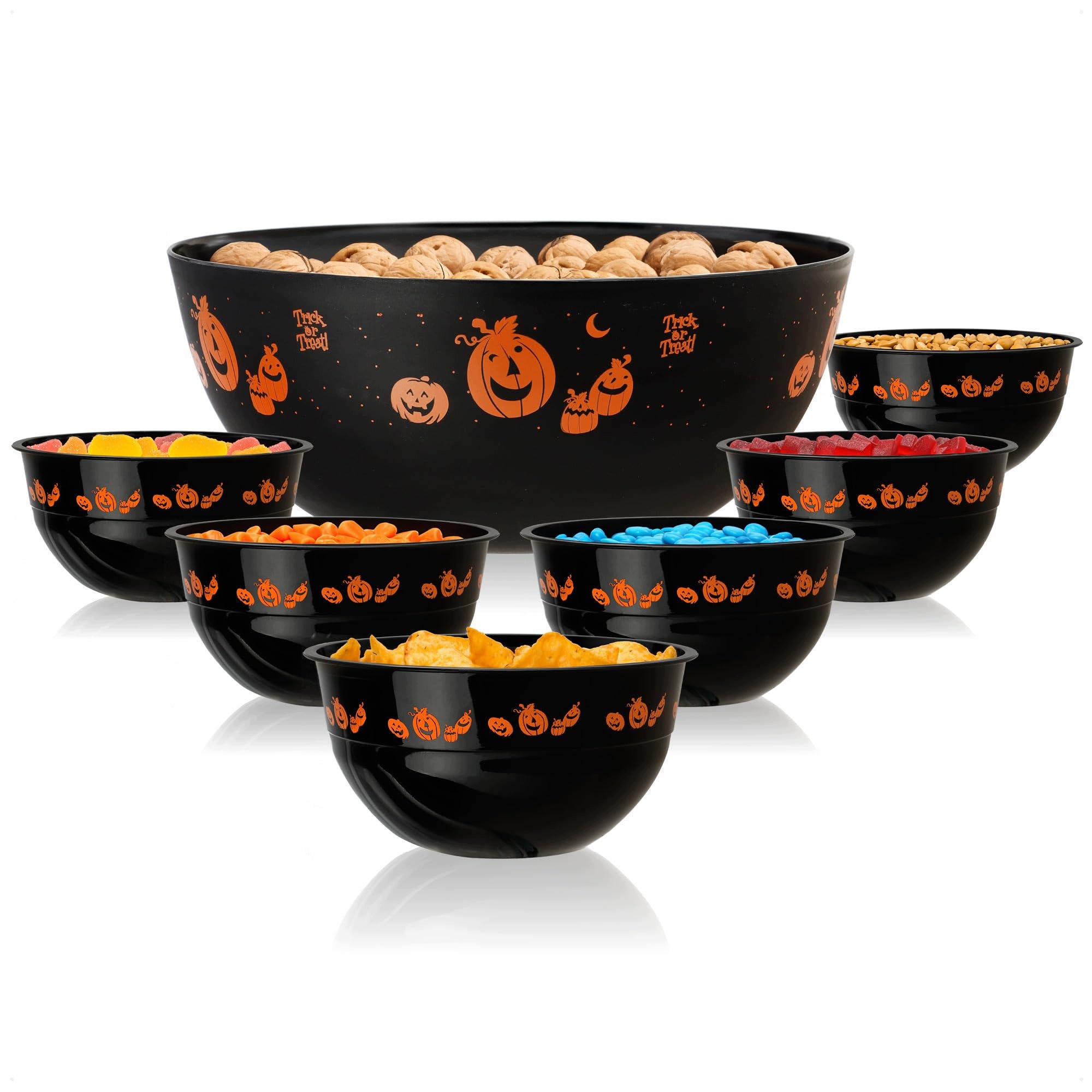 Misky Halloween 7 Ks Dýně Duchové Na Opakovaně Použitelné Svačiny