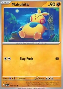Karty Pokemon (pal 112) Makuhita