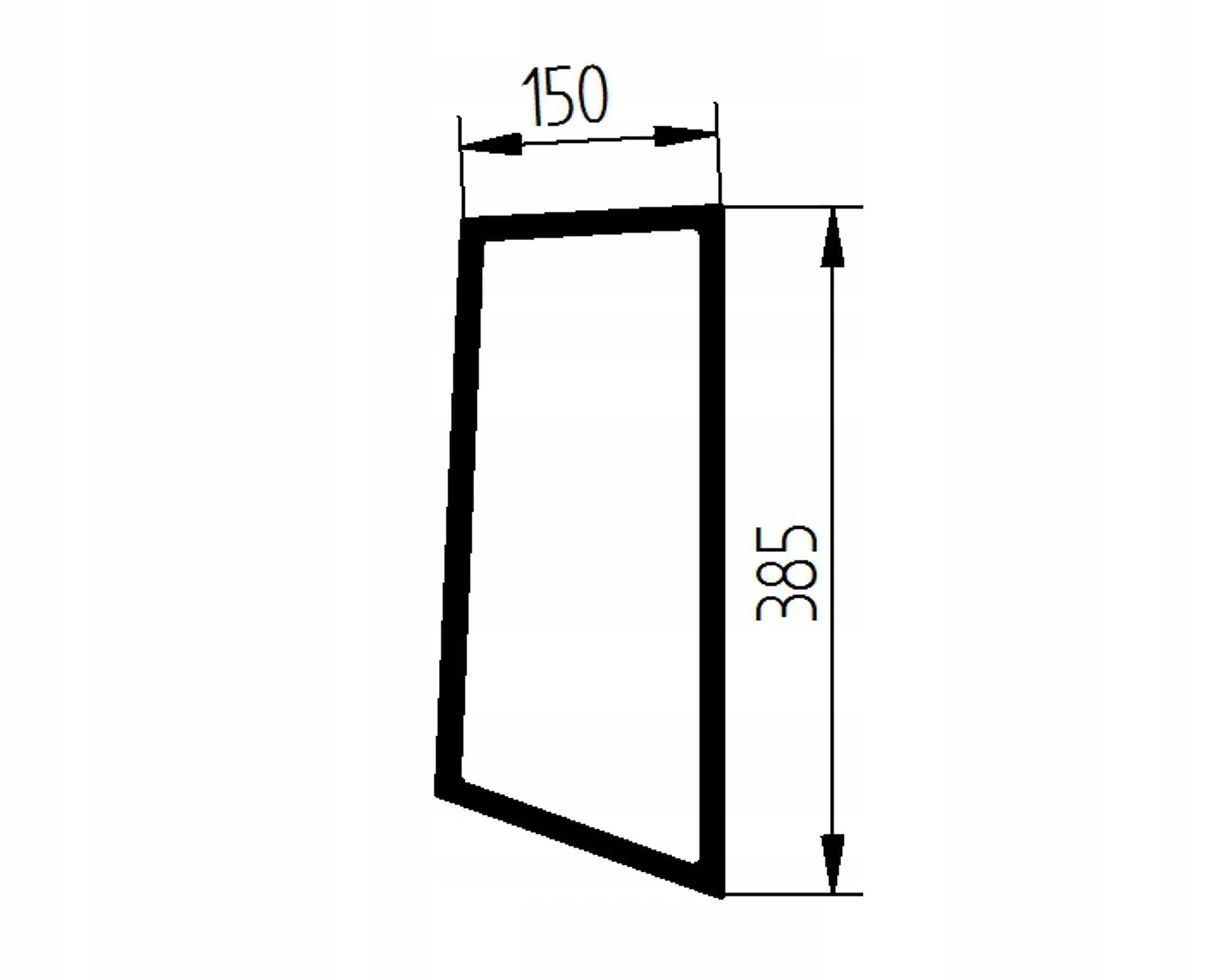 sklo nabíječka Cat přední spodní levá 293-0543