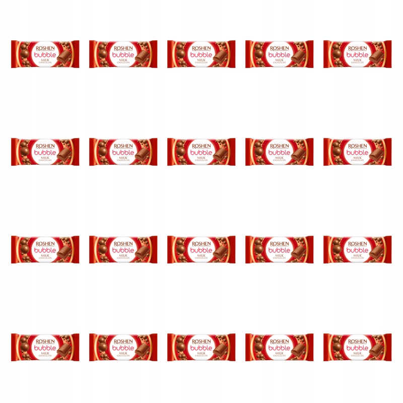 Roshen Čokoláda mléčná bublinková 80 g X20