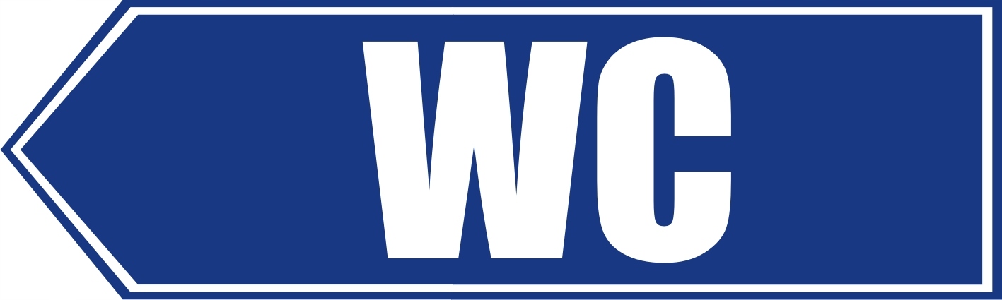 

Tablica Szyld Drogowskaz Strzałka Wc W Lewo