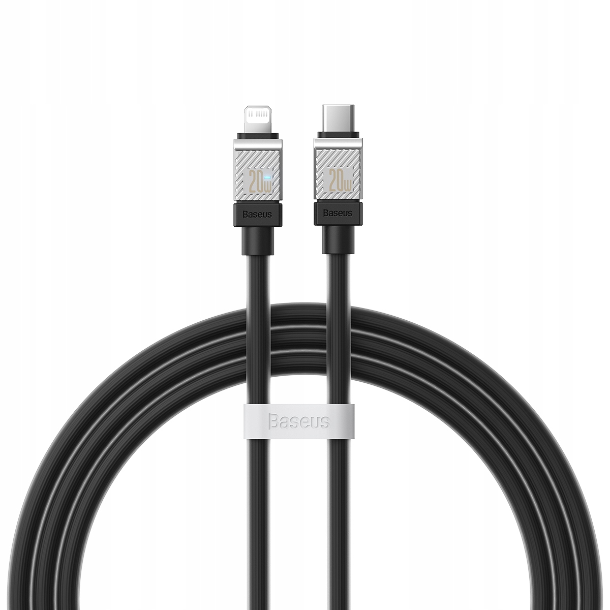 Baseus kabel CoolPlay Usb-c Lightning 1m 20W czarny