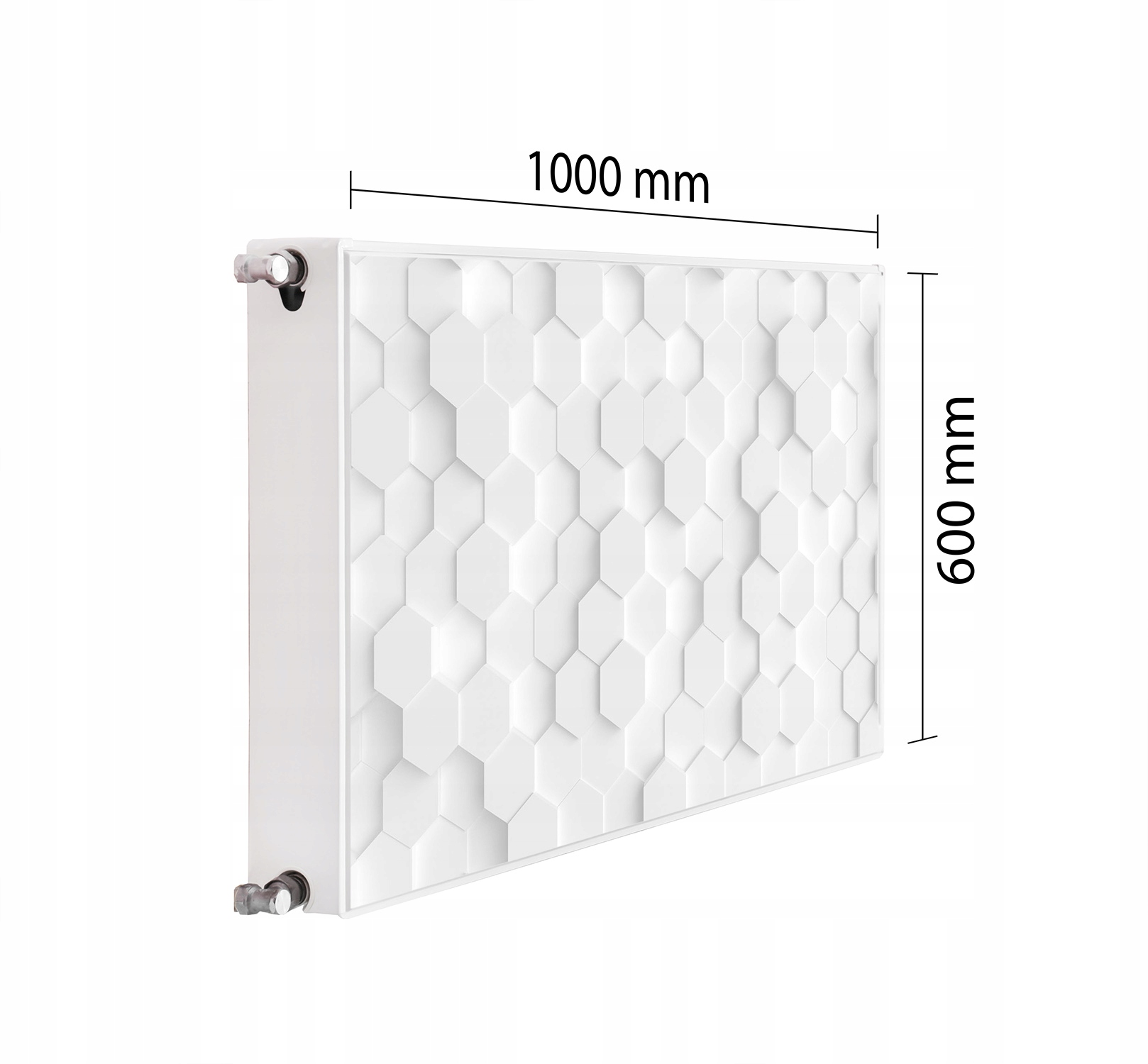 Kryt Na Radiátor Maskovač 100x60 Šedý 3D Podložka Magnet