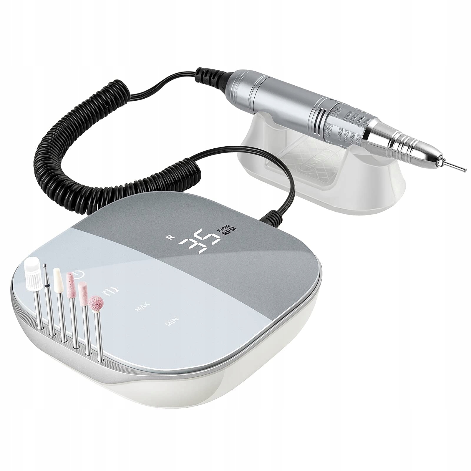 MADENIA Frezarka Do Paznokci TouchPro 35000 RPM Manicure Pedicure — miniatura 8
