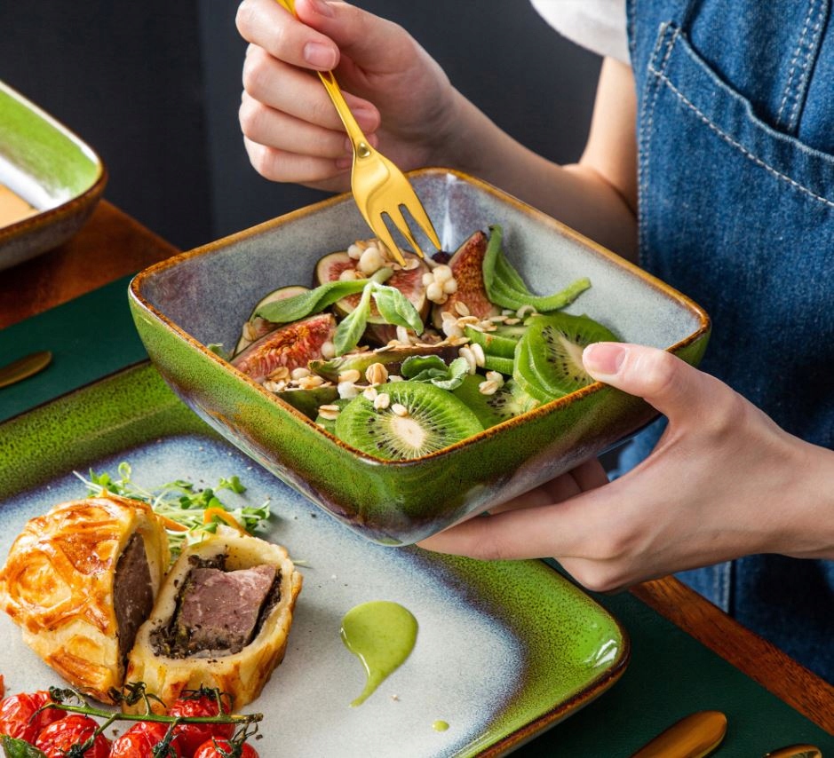 VANCASSO STERN zastawa obiadowa dla 4 osób/16szt Kształt Kwadratowy