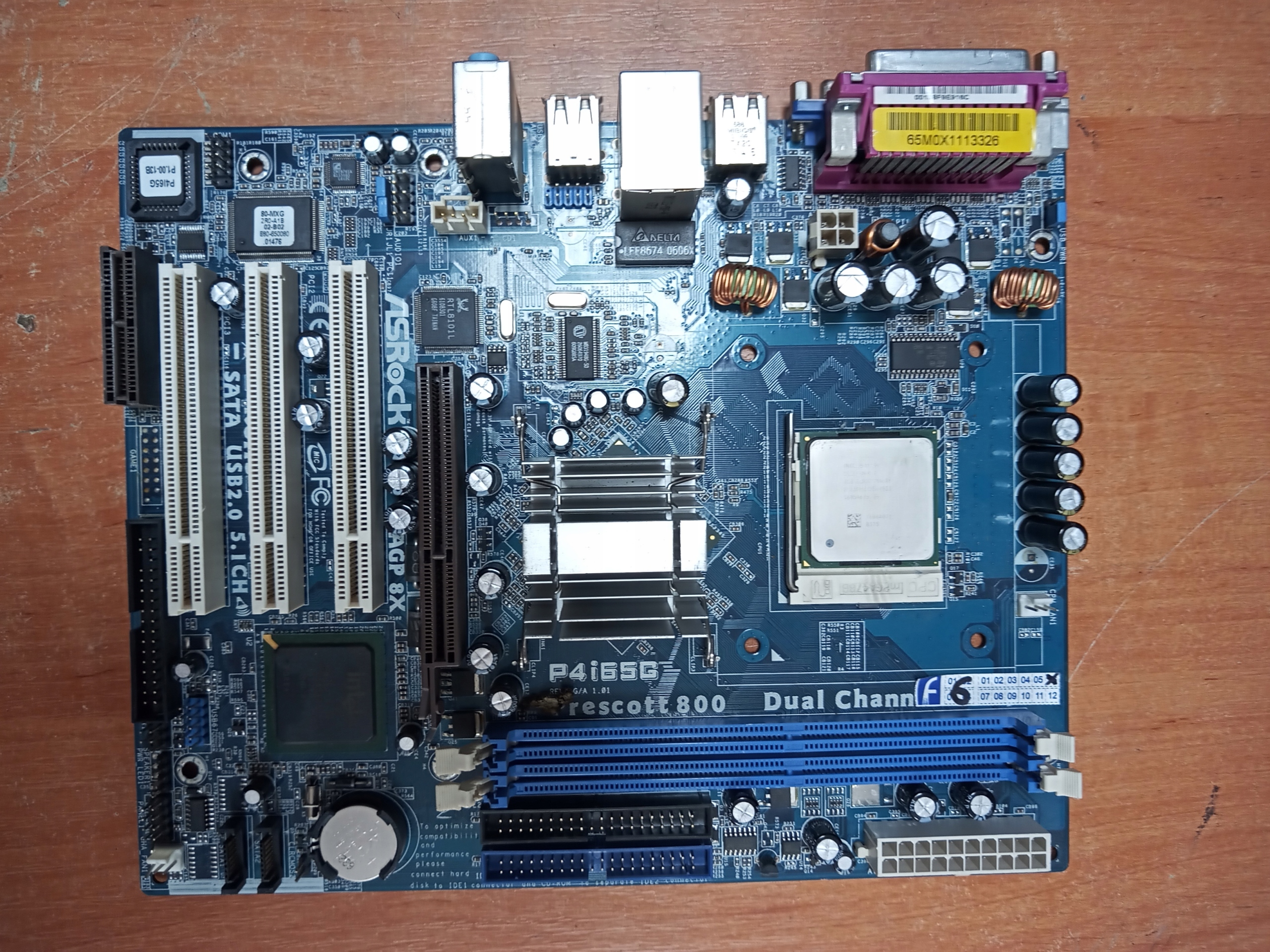 ASRock P4i65G マザーボード　pentium2.4ghz メモリ付き ASRock P4i65G - The Retro Web