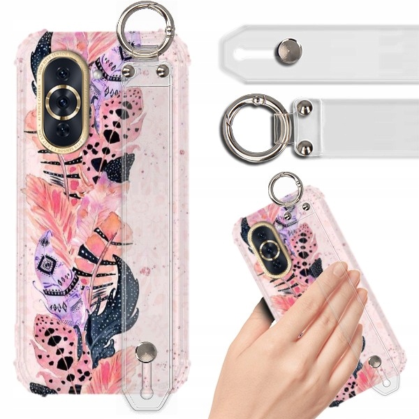

Etui Shock+pasek do Huawei Nova 10 Pro Kwiat