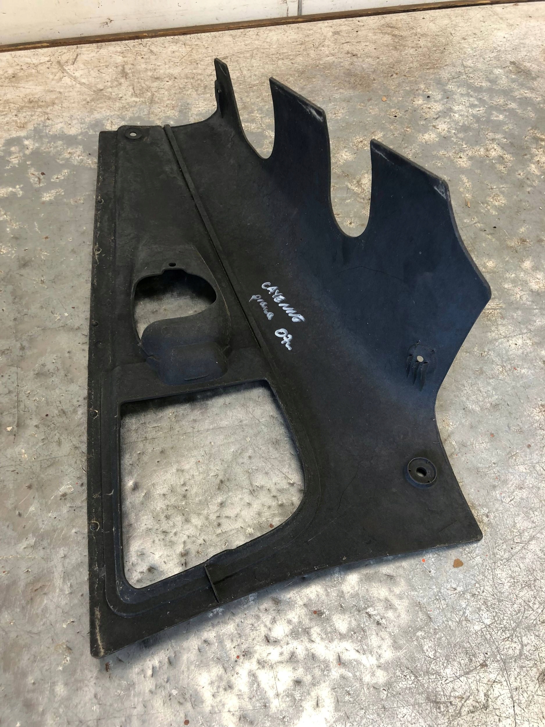 cover motor cover right PORSCHE CAYENNE 7L5806584F