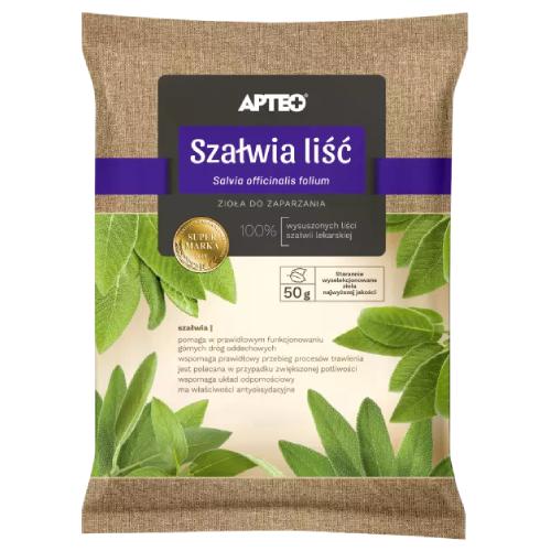 

Szałwia liść Apteo, 50g