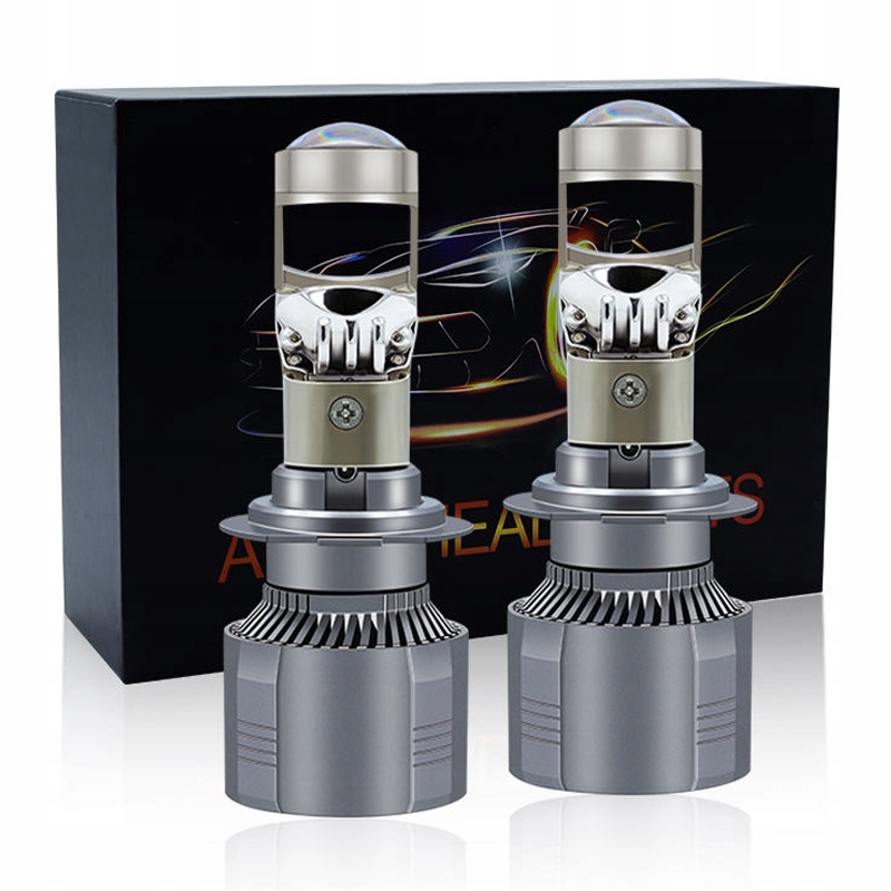ZESTAW SOCZEWKA BI LED H7 reflektory PROJEKTOR 2x Waga produktu z opakowaniem jednostkowym 0.1 kg