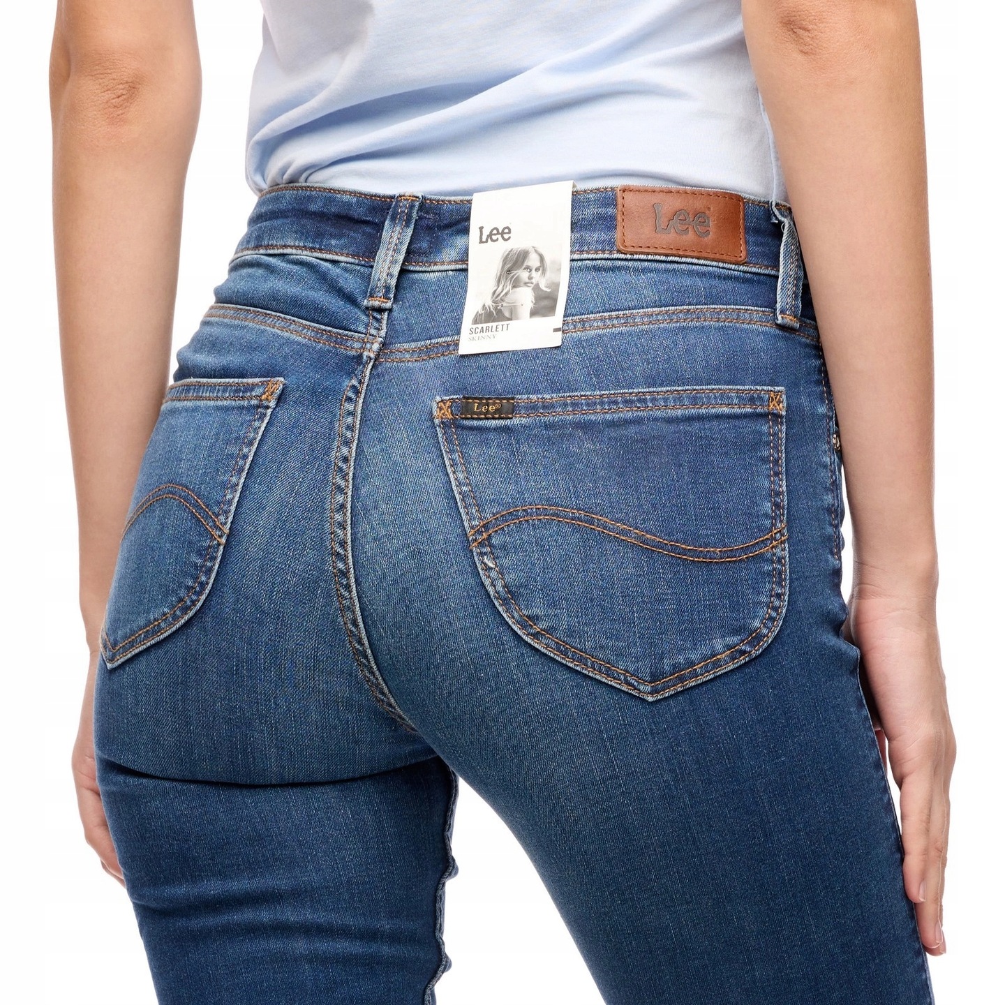 úzké nohavice Lee Scarlett Skinny lynn W24 L31 XXs