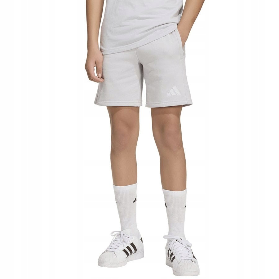 Spodenki adidas Entrada 26 Sweat Short Junior KF5929 Szary, 176 CM