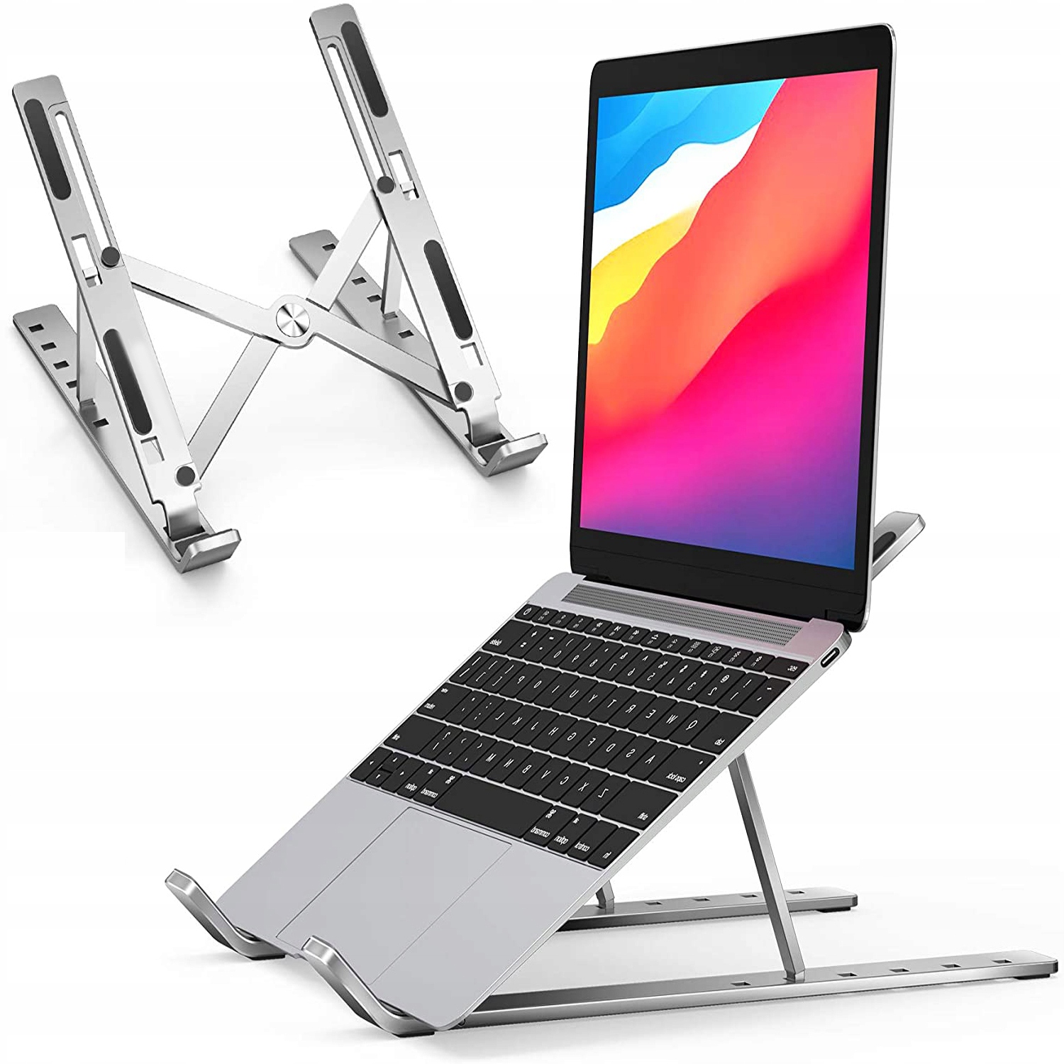 

Regulowana Podstawka Pod Laptop Tablet Aluminium 9
