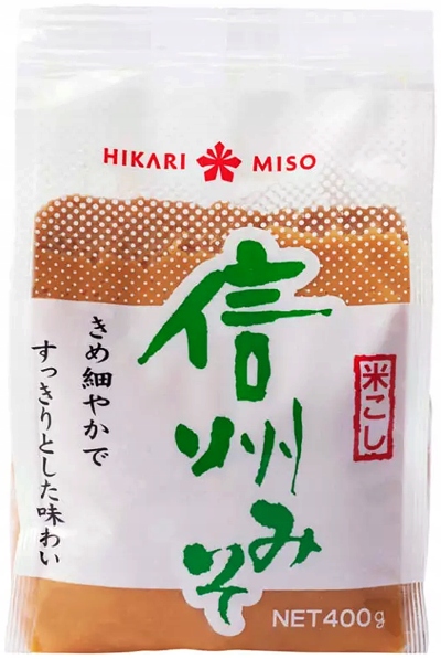 Shinshu pasta Shiro Miso, svetlá 400g - Hikarimiso