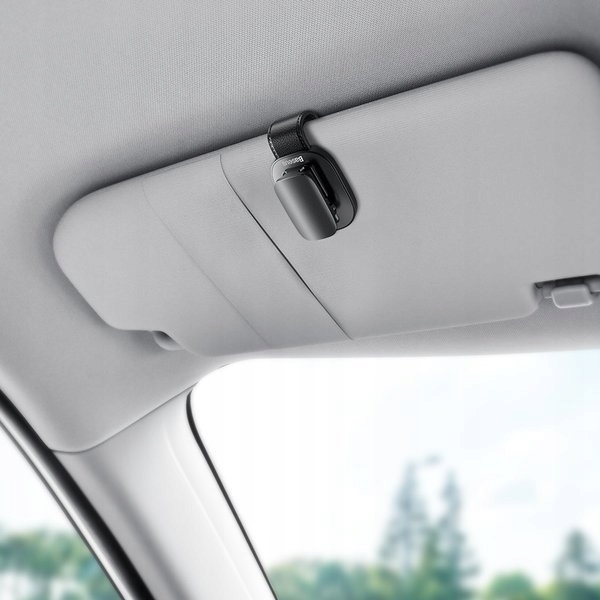 BASEUS UCHWYT SAMOCHODOWY NA OKULARY Z KLIPSEM Waga produktu z opakowaniem jednostkowym 0.07 kg