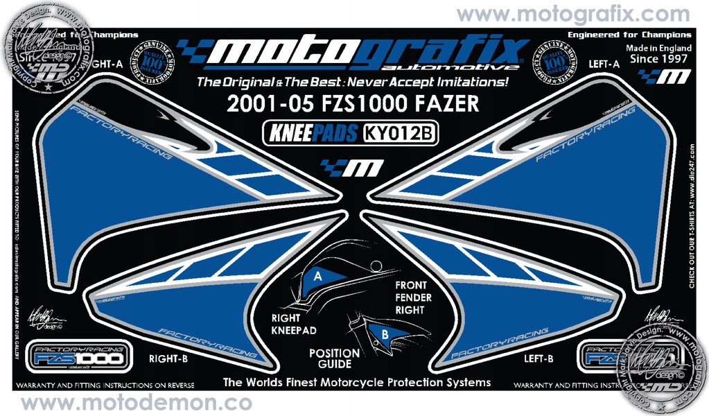 Bočná Dyha Yamaha Fzs 1000 Fazer 2001-2005