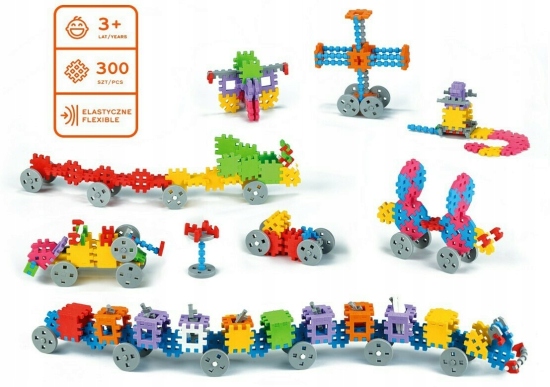 Mini Waffle 300 elementów. Konstruktor. Klocki Rodzaj zestaw