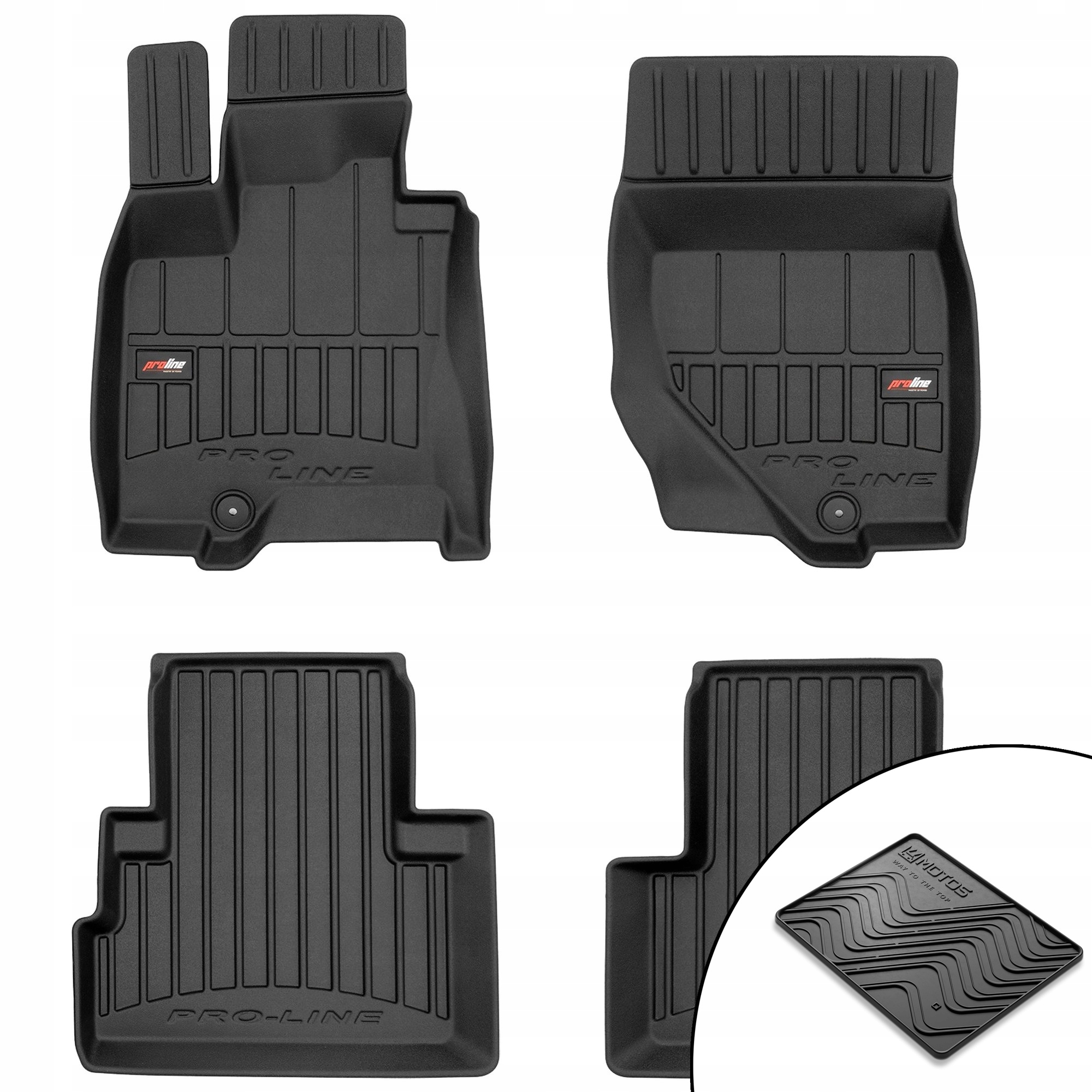 3D gumové rohože Infiniti QX70 2013-2017 rohož zdarma