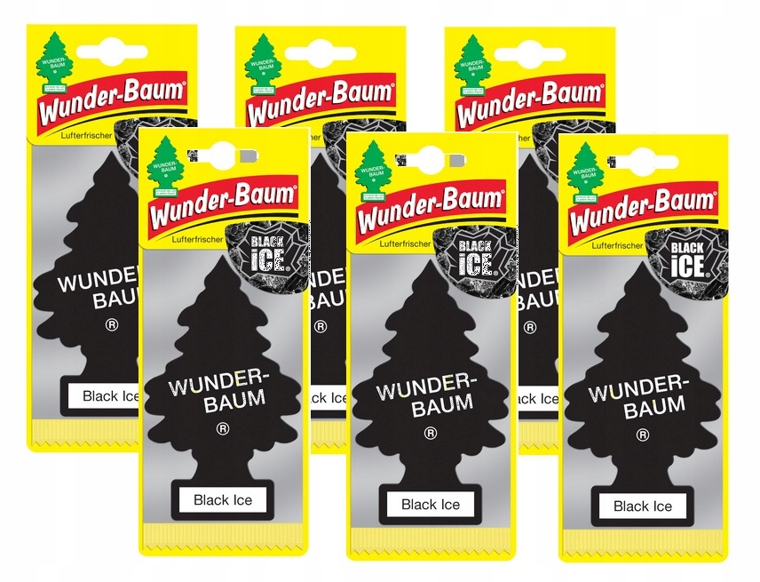 ZAPACH WUNDER BAUM CHOINKA ZAPACHOWA BLACK ICE Black Classic za 35