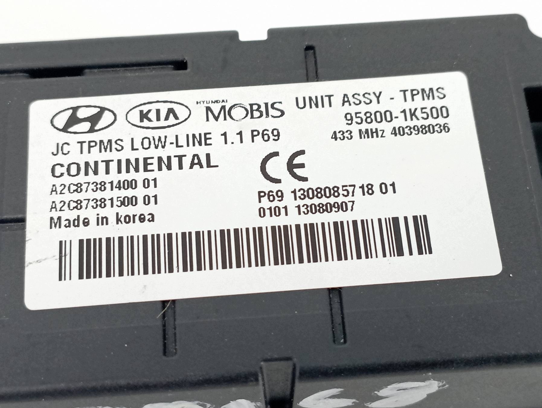 modulo TPMS pressione W OPONACH 95800-1K500 Hyundai ix20 e (2010- )