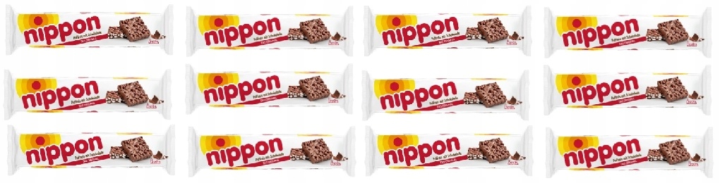 Levně 12 x 200 g Nippon Fúkaná rýže v čokoládě, Půlka Kartonu
