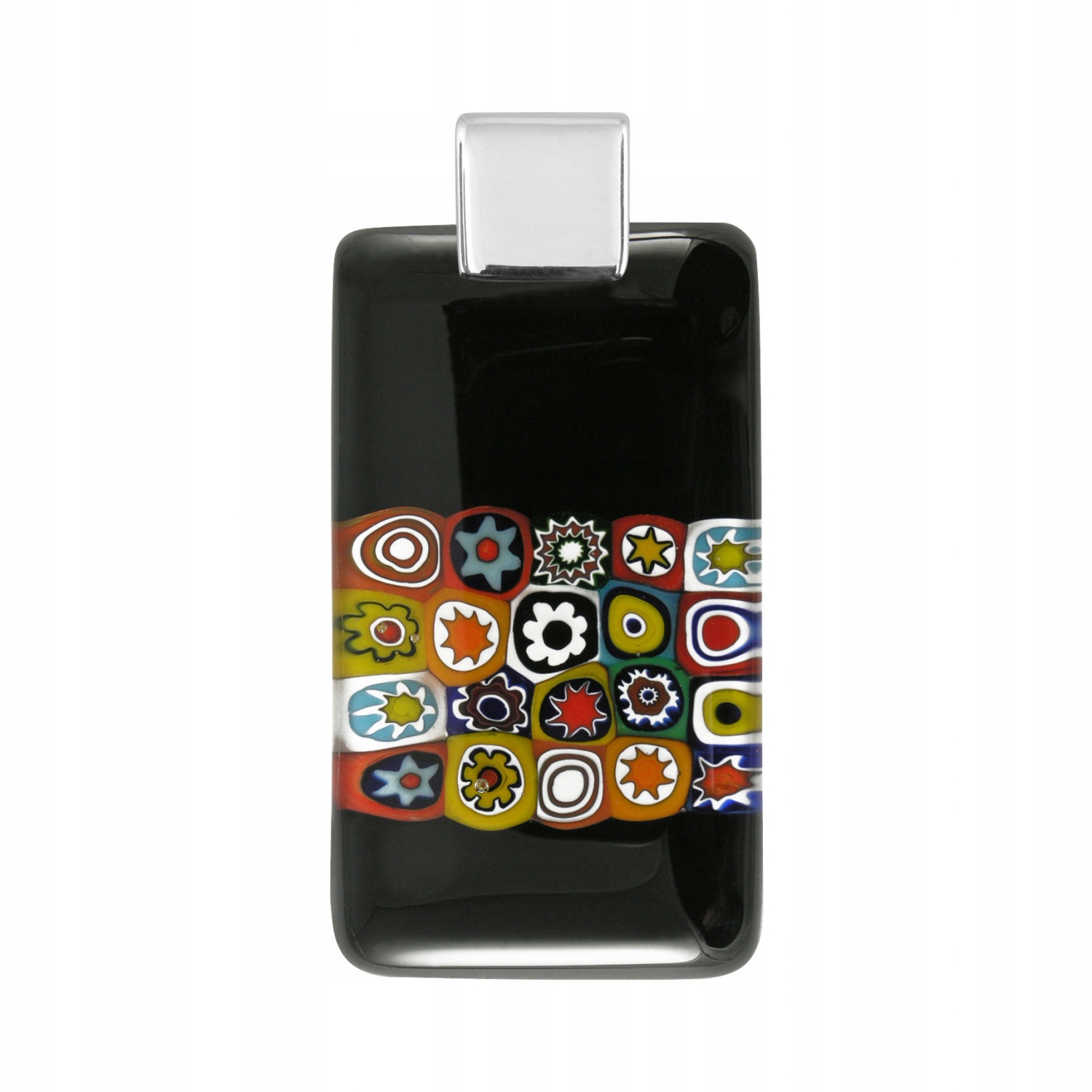 Dámský stříbrný přívěsek Harfa s sklo sklem