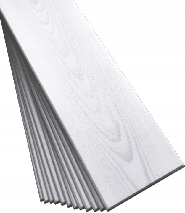 Białe Panele Sufitowe Szare Drewno P02 Sosna 2m2