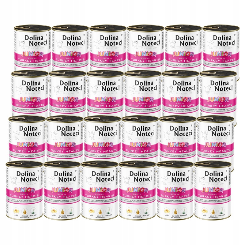 Levně Mokré krmivo pro psy junior Dolina Noteci Premium krůtí maso sada 24x 400 g
