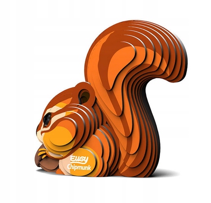 Układanka Wiewiórka Puzzle3D Przestrzenna Eko Eugy Wiek dziecka 6 lat +