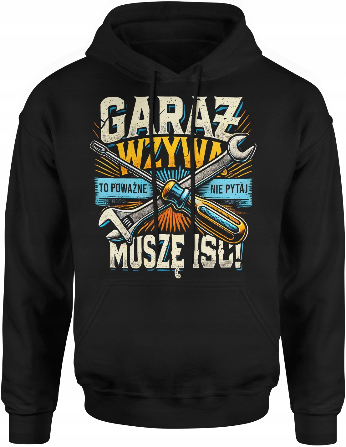 Bluza Garaż Wzywa Dzwoni Męska Dla Mechanika Majsterkowicza R. XL