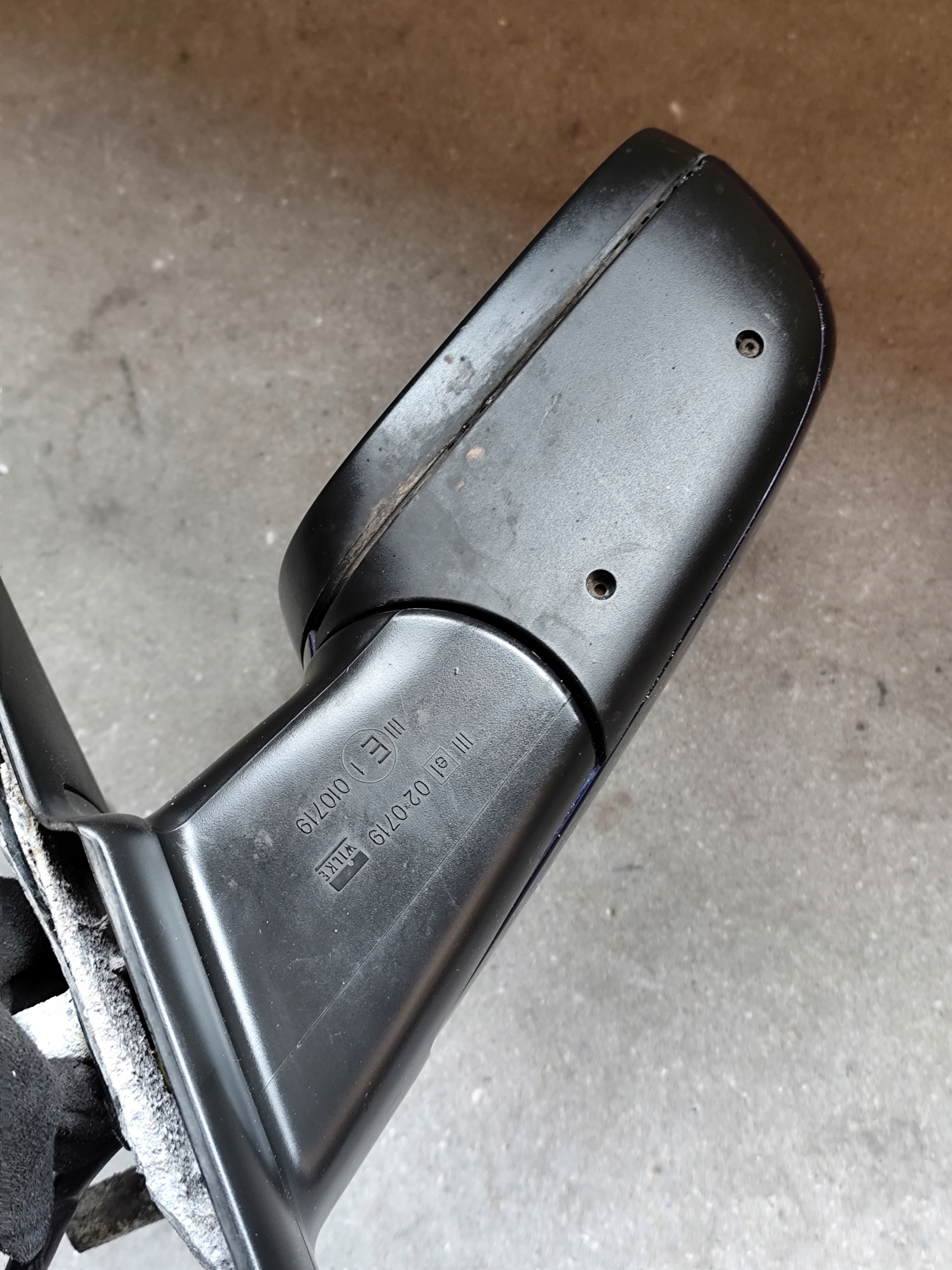 mirror VW T5 right of the passenger blue 7 pin