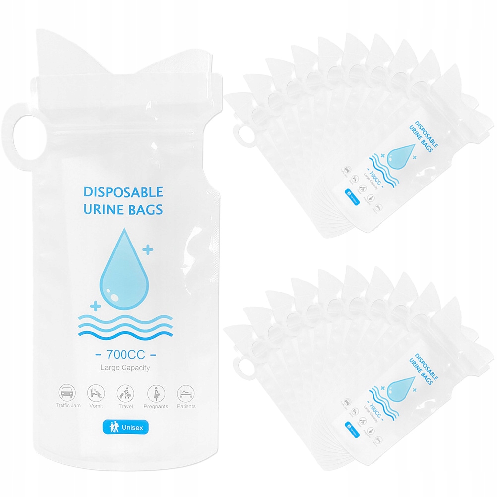 TORBY NA MOCZ AWARYJNE TORBY PODRÓŻNE JEDNORAZOWE Liczba elementów w zestawie 0 szt.