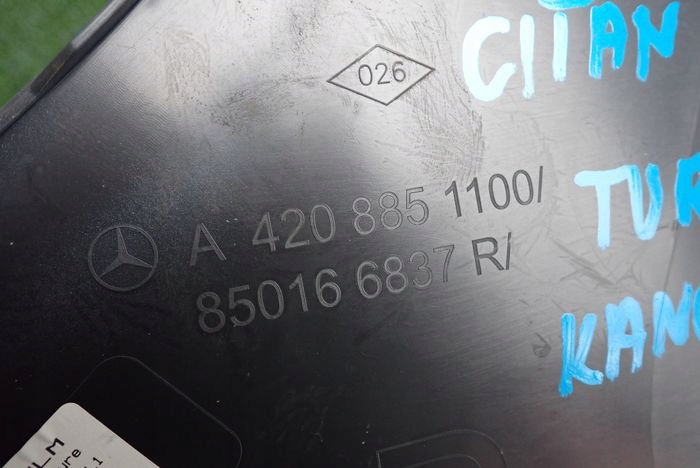 RENAULT KANGOO IV CITAN Unité d’angle Pare choc Droite Arrière