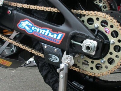 OSŁONA ŁAŃCUCHA RG RACING SHARKS FIN TOE GUARD BLA