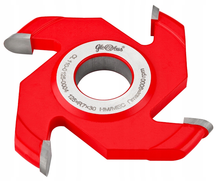 Frez półokrągły wypukły HM 125x30x18/R=9 GLOBUS