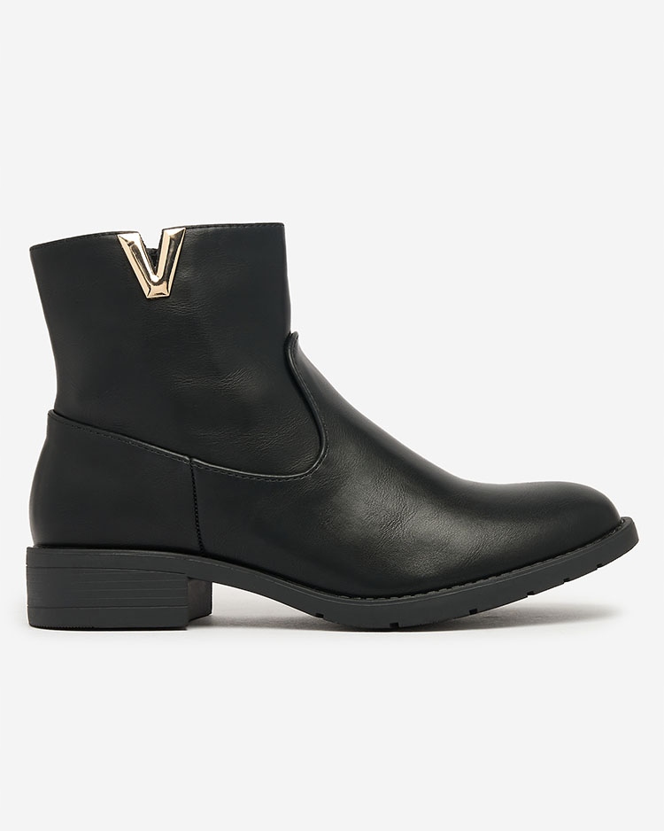 CZARNE BOTKI DAMSKIE PERFOLER 36 Płeć kobieta